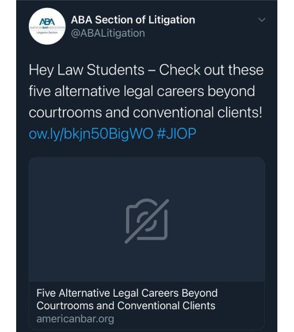 ABA Section of Litigation Twitter